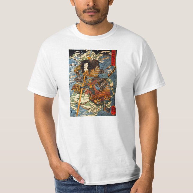 T-shirt do samurai de Kuniyoshi (Frente)