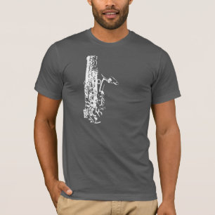 T-shirt do saxofone