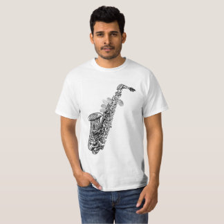 T-shirt do saxofone