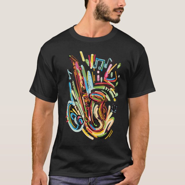 T-SHIRT DO SAXOFONE (Frente)
