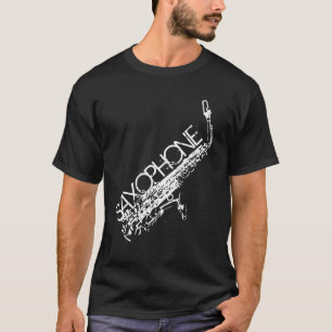 T-shirt do saxofone