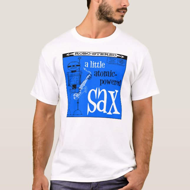 T-shirt do SAXOFONE ATÔMICO" do lago autumn " (Frente)