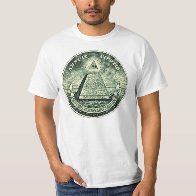 T-shirt do selo de Novus Ordus Seclorum AGORA (Frente)