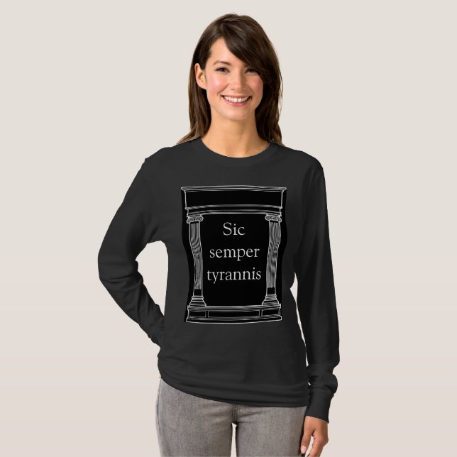 T-shirt do SIC Semper Tyrannis (Frente Completa)