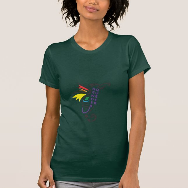 T-shirt do símbolo de Genderqueer (Frente)