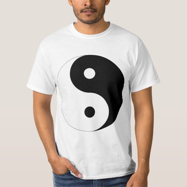 T-shirt do símbolo de Ying Yang (Frente)
