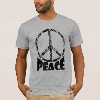 T-shirt do sinal de paz para homens & mulheres
