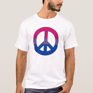 T-shirt do sinal do sinal de paz da bandeira do