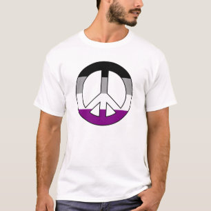 T-shirt do sinal do sinal do sinal de paz do
