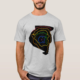 T-shirt do sistema da correia de Pittsburgh