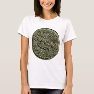 T-shirt do sixpence de 1957 Ingleses