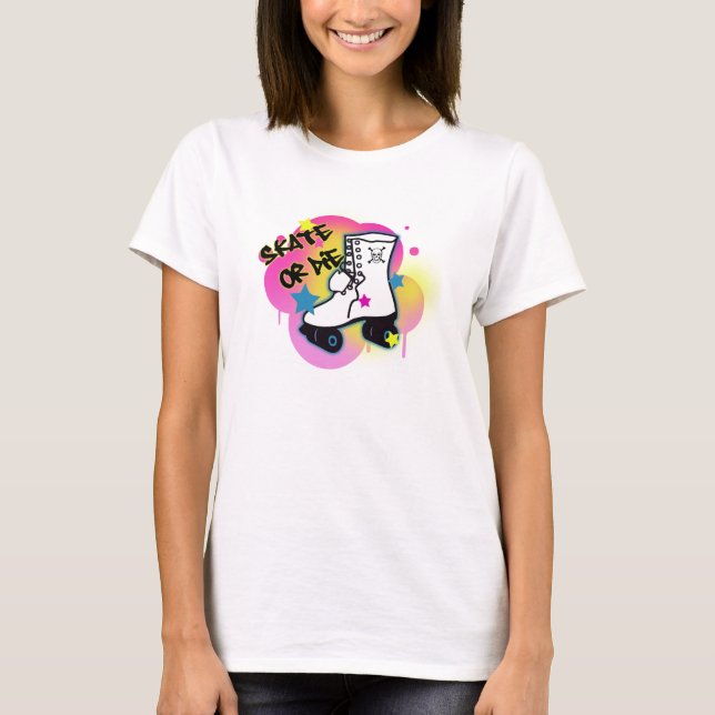T-shirt do skate ou anos 80 Mortal (Frente)