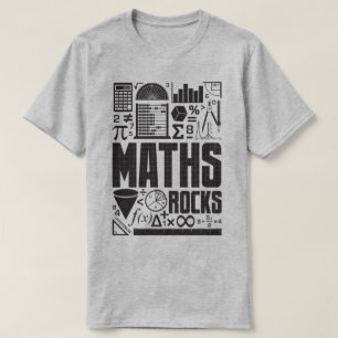 T-shirt do slogan do nerd do geek da matemática