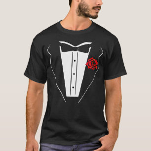 T-shirt do smoking - camisa escura
