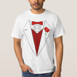 T-shirt do smoking do amante do dia dos namorados