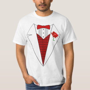 T-shirt do smoking do amante do dia dos namorados