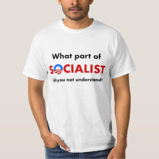 T-shirt do socialista de Obama