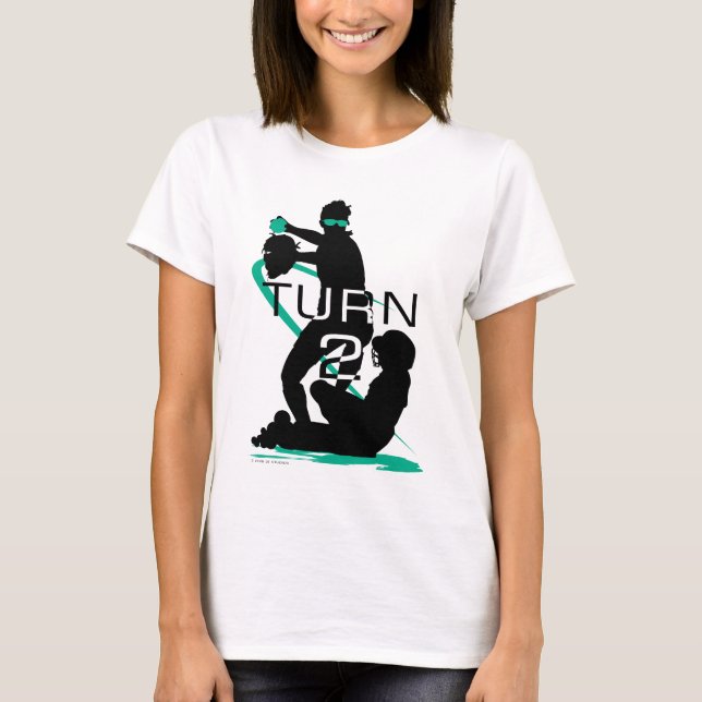 T-shirt do softball da volta 2 (Frente)