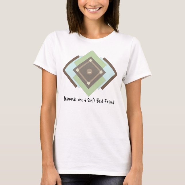 T-shirt do softball de Fastpitch (Frente)