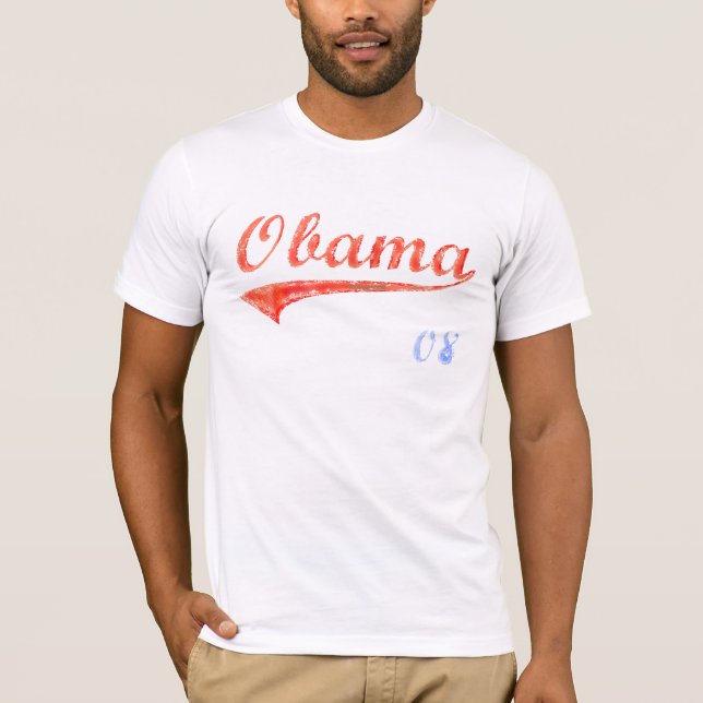 T-shirt do softball de Obama (Frente)