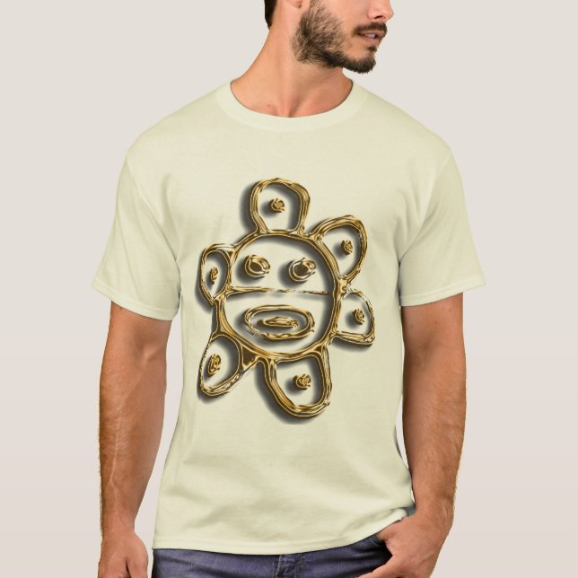 T-shirt do sol de Taino (Frente)