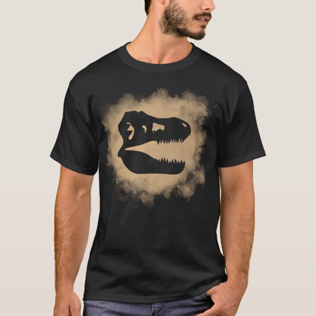 T-shirt do Splatter da poeira da silhueta do (Frente)