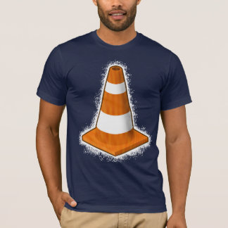 T-shirt do Splatter do cone da segurança de