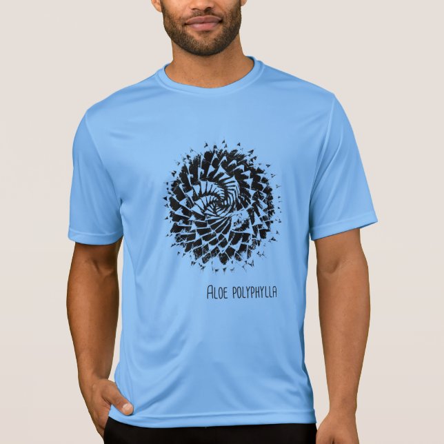 T-shirt do Succulent do polyphylla do aloés (Frente)