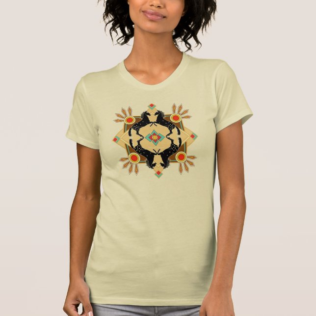 T-shirt do sudoeste das senhoras do Appaloosa (Frente)