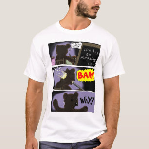 T-shirt do suicídio do urso de T