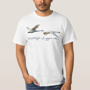T-shirt do suporte dos animais selvagens das
