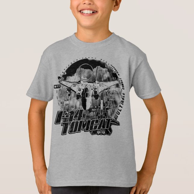 T-shirt do t-shirt de F-14 Tomcat (Frente)