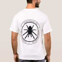 Do "t-shirt do fã Tarantula" (logotipo traseiro)