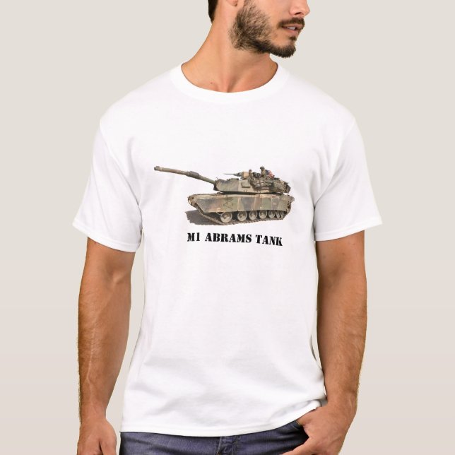 T-shirt do tanque de M1 Abrams (Frente)
