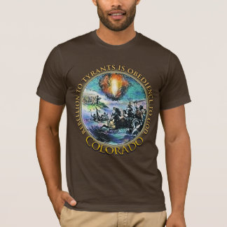 T-shirt do tea party de Colorado