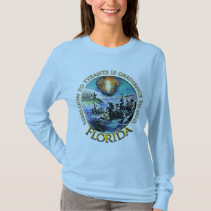 T-shirt do tea party de Florida