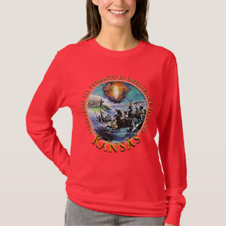 T-shirt do tea party de Kansas