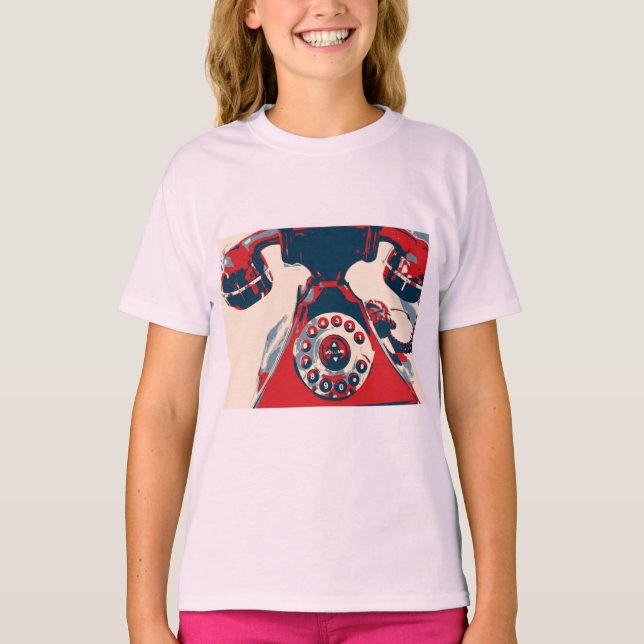 T-Shirt do Telefone Retroativo (Frente)