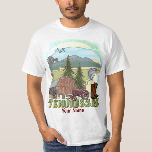 t-shirt do Tennessee (Frente)