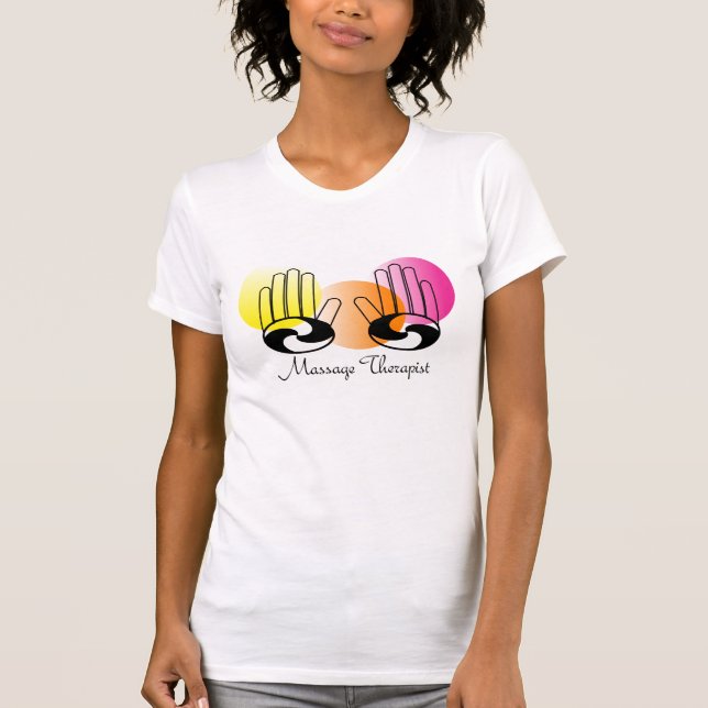 T-shirt do terapeuta da massagem (Frente)