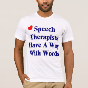 T-shirt do terapeuta de discurso
