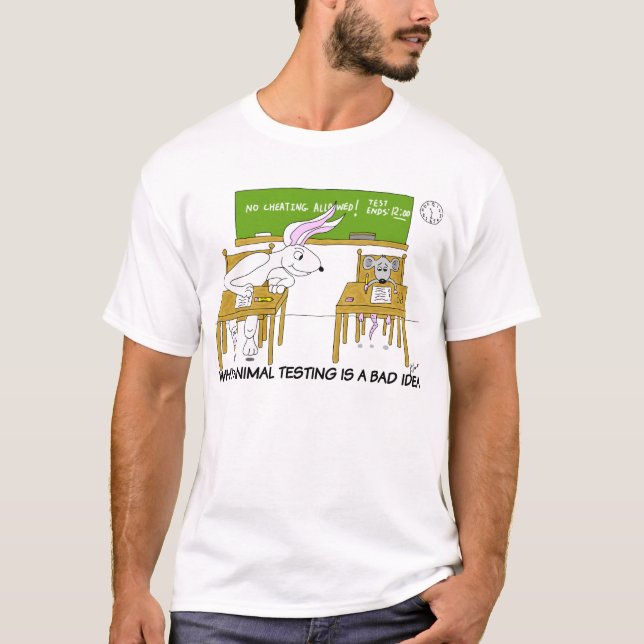 T-shirt do teste animal (Frente)