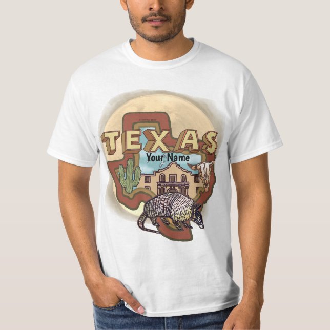 t-shirt do Texas (Frente)