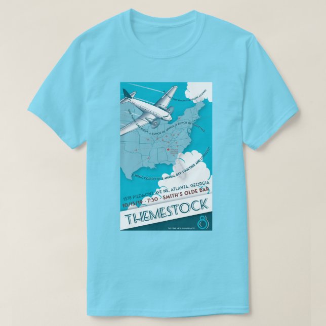T-shirt do Themestock 8 (Frente do Design)