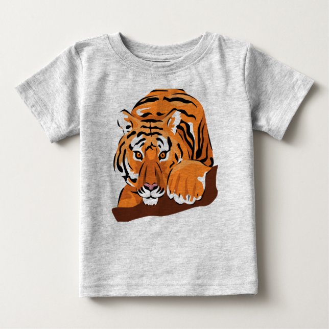 t-shirt do tigre (Frente)