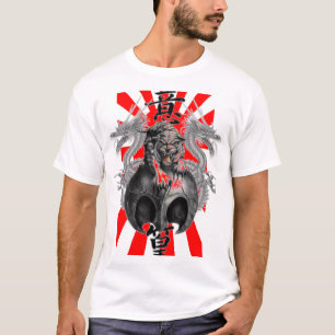 T-shirt do Tigre Ascensão Sun Dragon Tiger - Pers