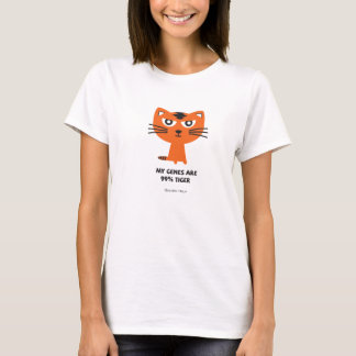 T-shirt do tigre das mulheres