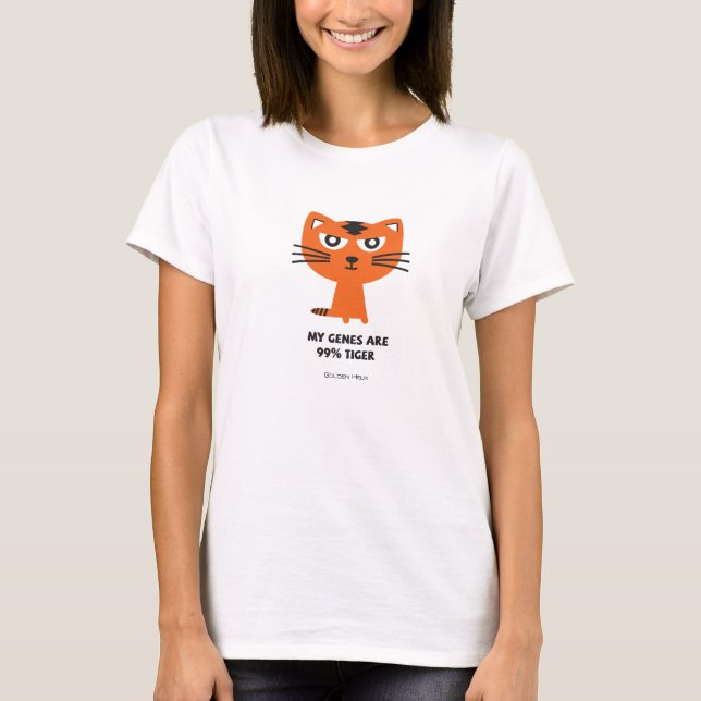 T-shirt do tigre das mulheres (Frente)