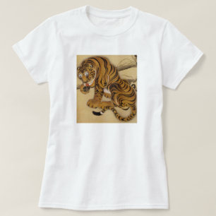 T-shirt do tigre de Ito Jakuchu