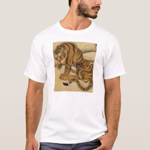 T-shirt do tigre de Ito Jakuchu